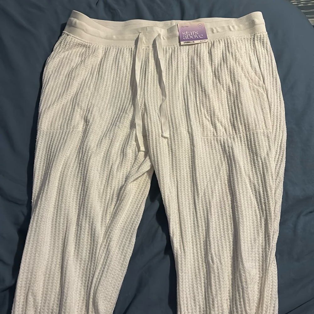 White Flare Pants